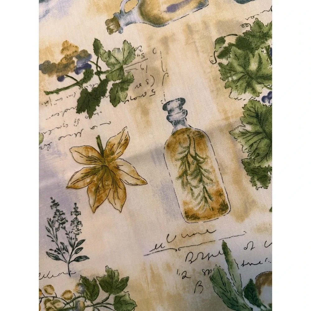 VTG new OLIVE Oil GRAPES yellow kitchen‎ Italy design 22